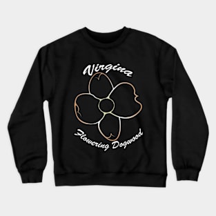 Virginia - Flowering Dogwood Crewneck Sweatshirt